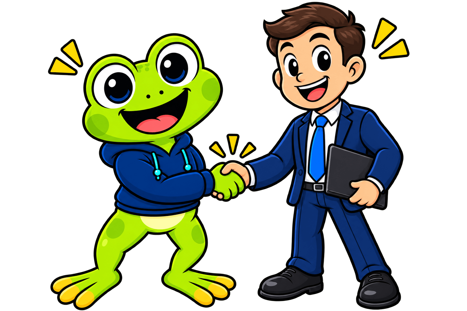 Mascotte Hopy che ha un partner